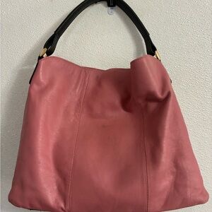 Mundi Pink Leather Women's Bag